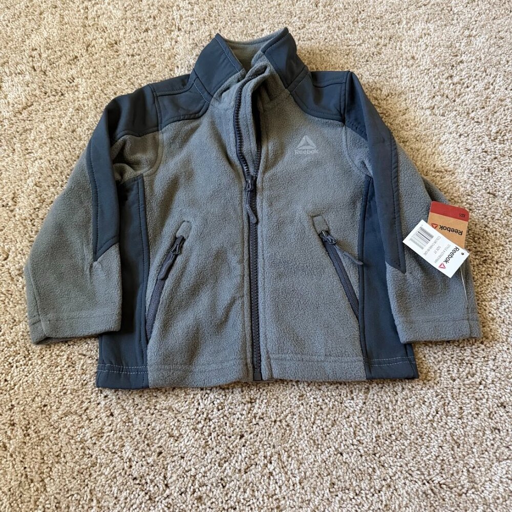 NWT Reebok KIds Size 2T Thermal Insulated Zip Up Jacket Essential Winter Warm